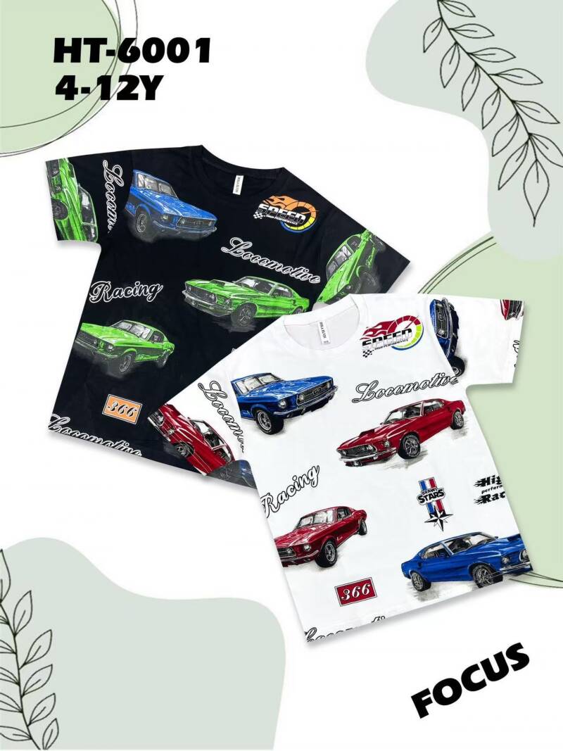 Bluzka chłopięce. Roz 4-12. Mix Kolor Paczka 5 szt. 1